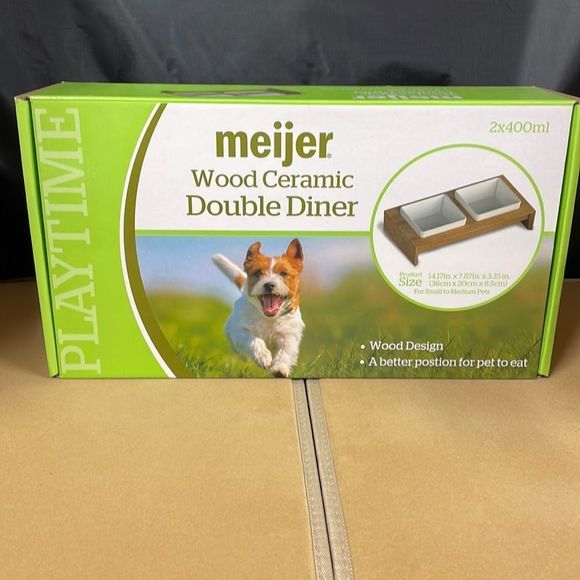 Raised Pet bowl dinner set - Picture 1 of 11